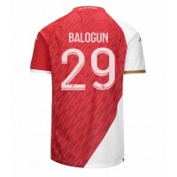 Camisa de time de futebol AS Monaco Folarin Balogun #29 Replicas 1º Equipamento 2023-24 Manga Curta